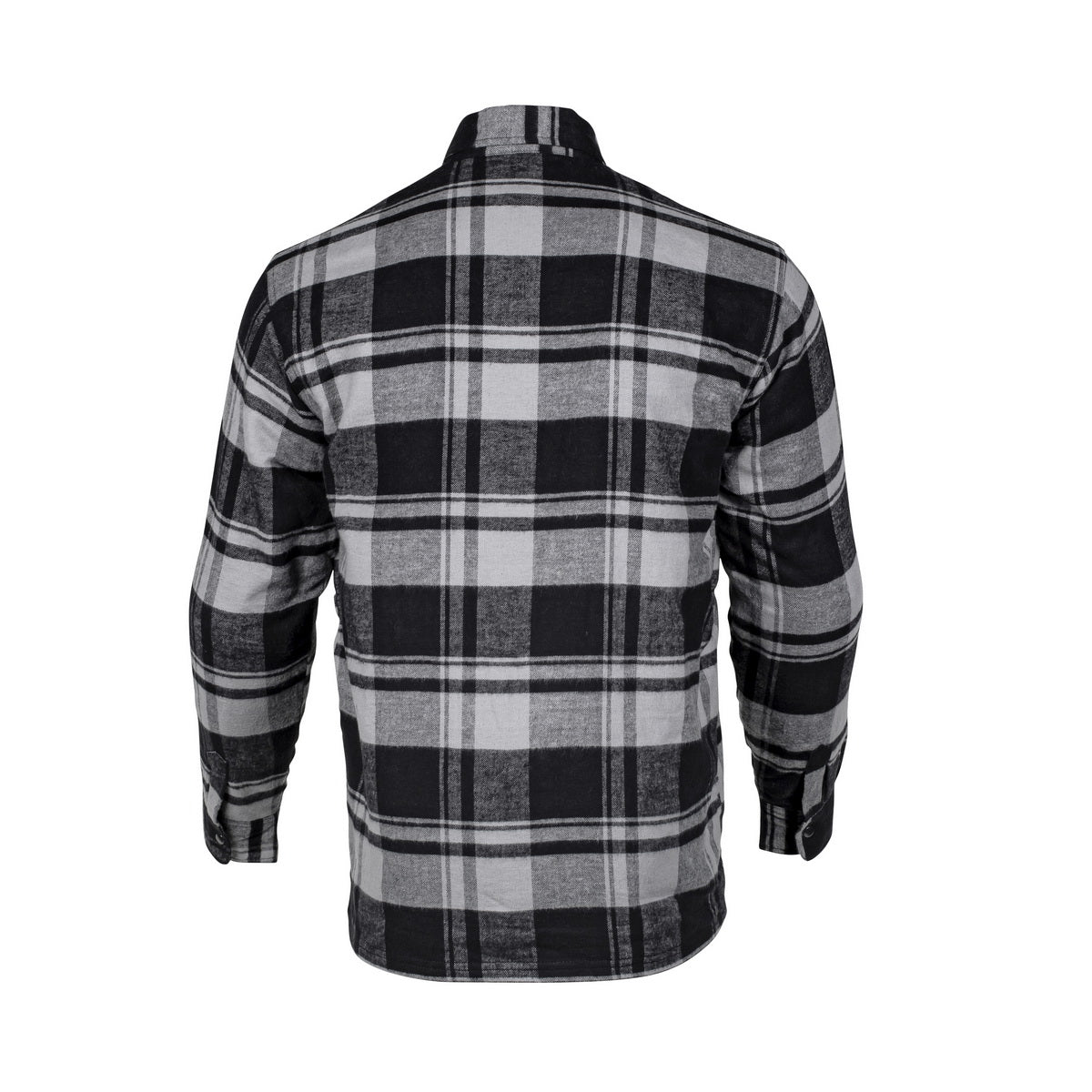 Cortech ‘The Bender’ Mens Storm Grey Premium Motorcycle Riding Flannel Shirt with Armor