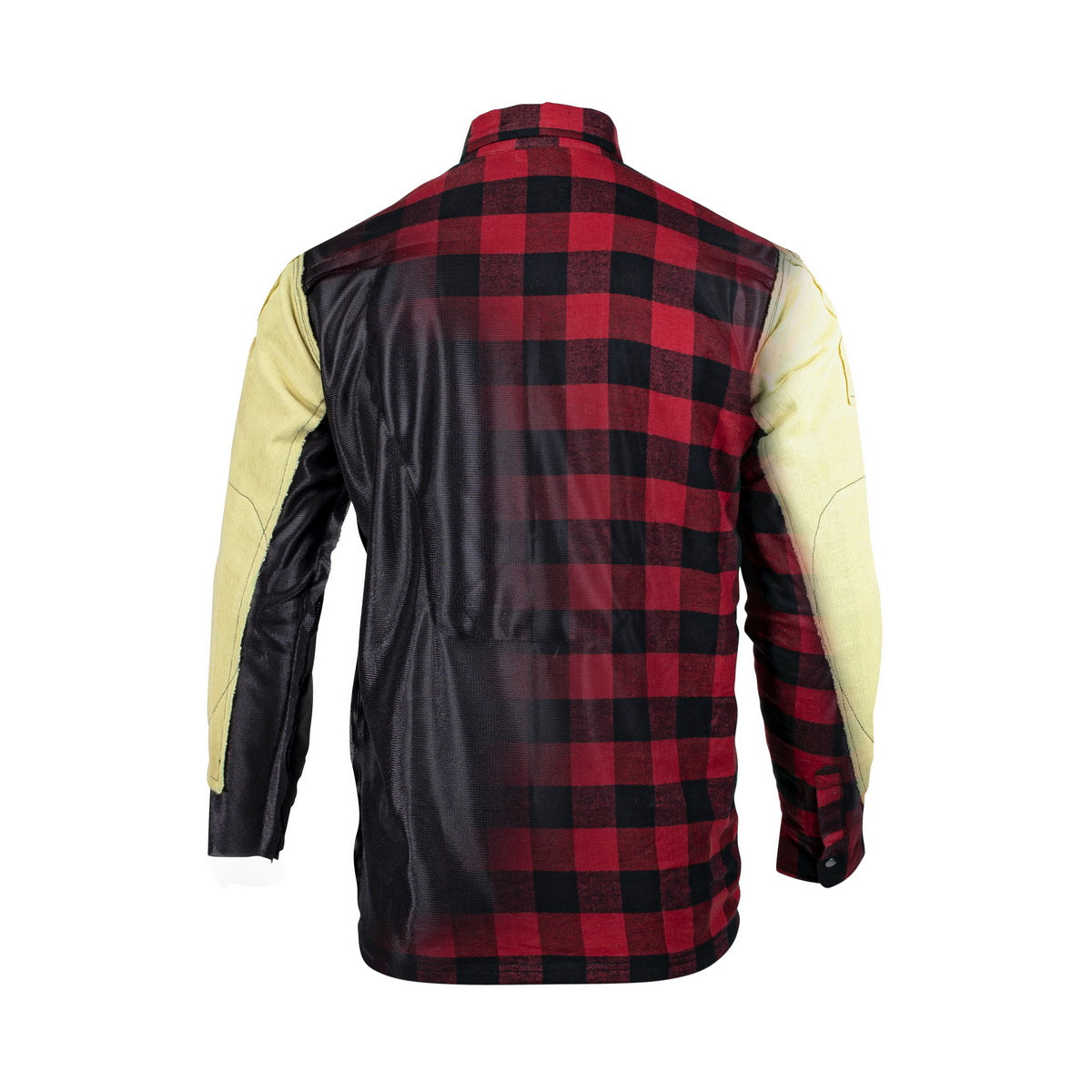 Cortech ‘The Bender’ Mens Red Tide Premium Motorcycle Riding Flannel Shirt with Armor