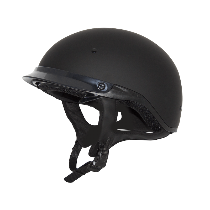 ZOX ST-235A ‘Roadster DDV’ Gloss Black Motorcycle Half Helmet