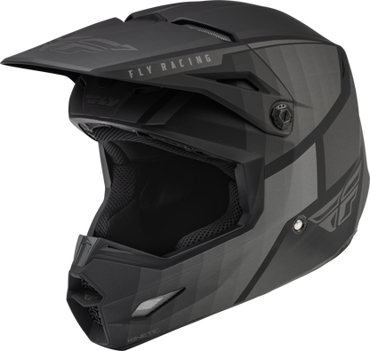 Fly Racing 73-8640 Kinetic Drift Helmet Matte Black/Charcoal
