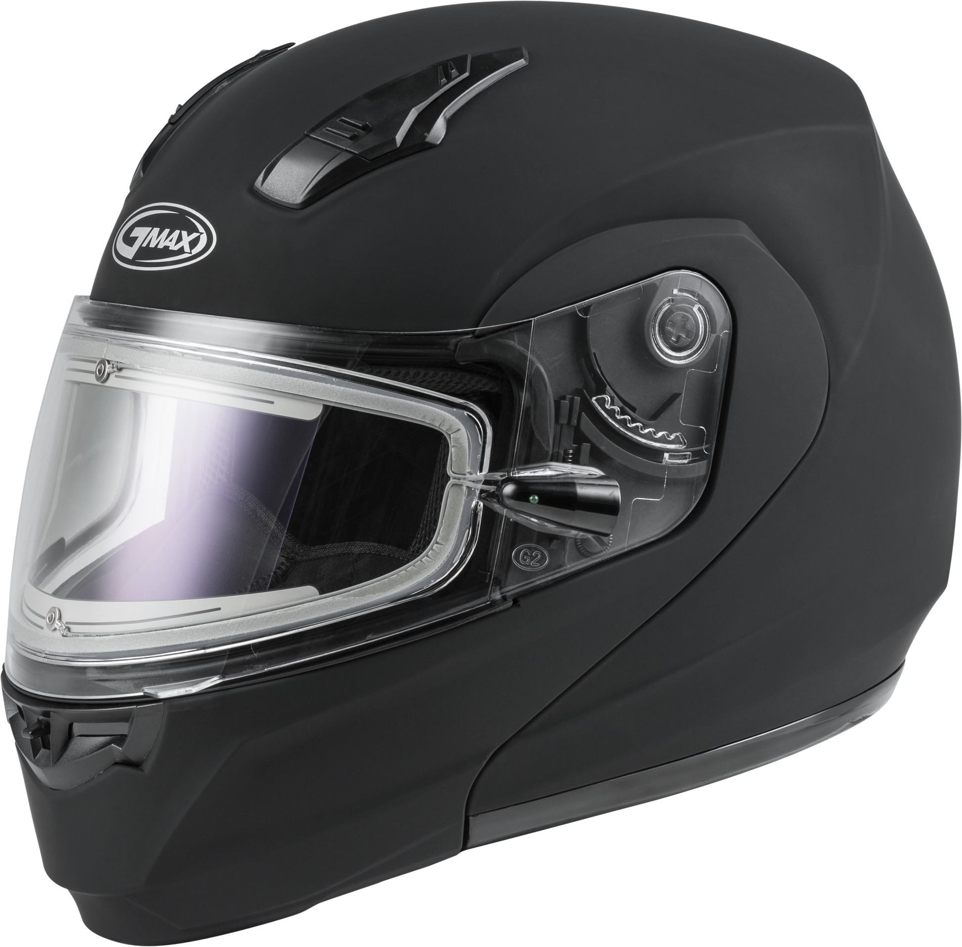 Gmax 72-5905 MD-04S Modular Snow Helmet W/Electric Shield Matte Blk