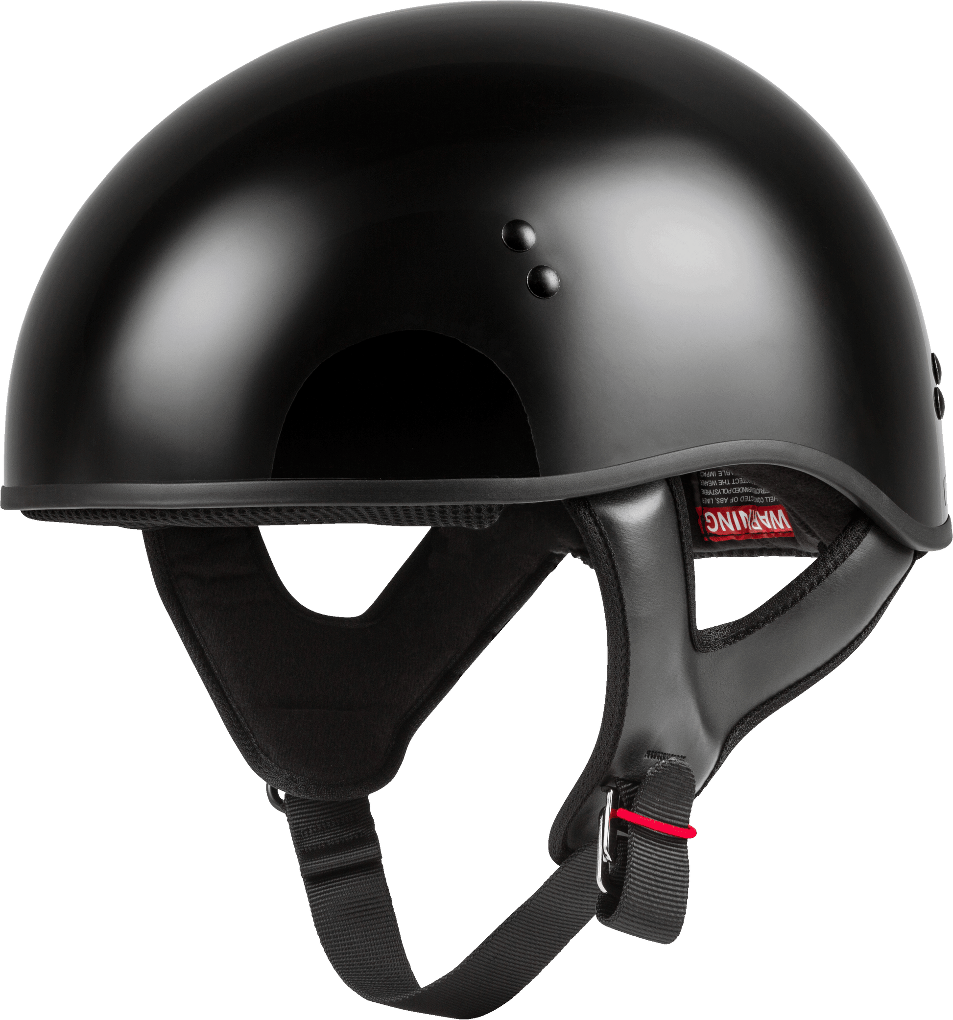 Gmax 72-6430L HH-45 Naked Half Helmet Black