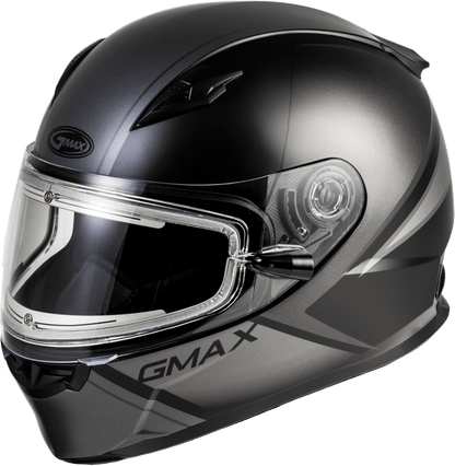 Gmax E72-6335 FF-49S 'Hail' Snow Helmet W/Electric Shield Matte Black/Grey