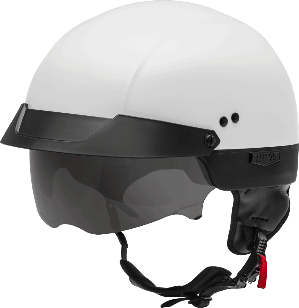 Gmax 72-6502 HH-75 Half Helmet White