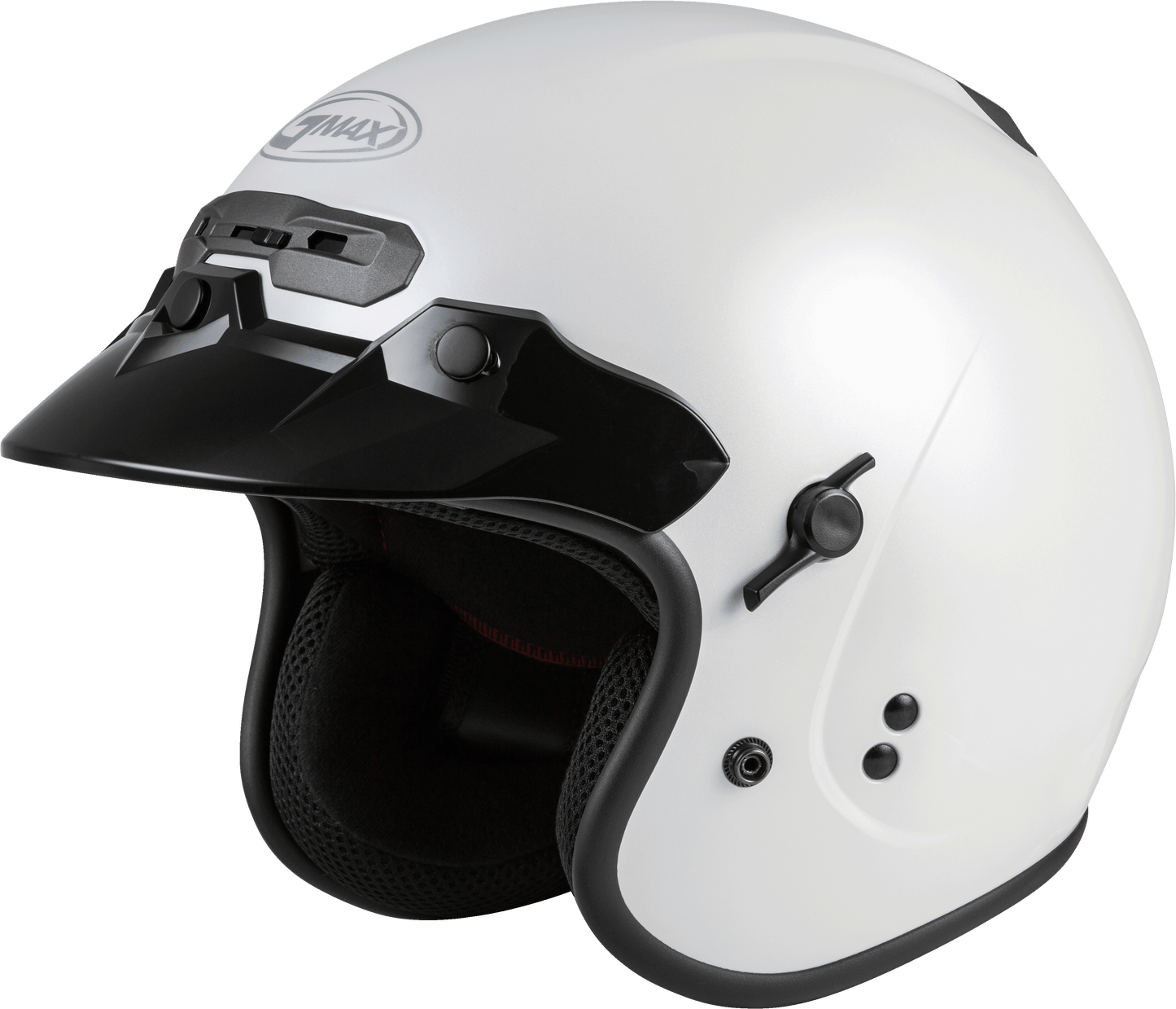 Gmax 72-4924 GM-32 Open-Face Helmet Pearl White
