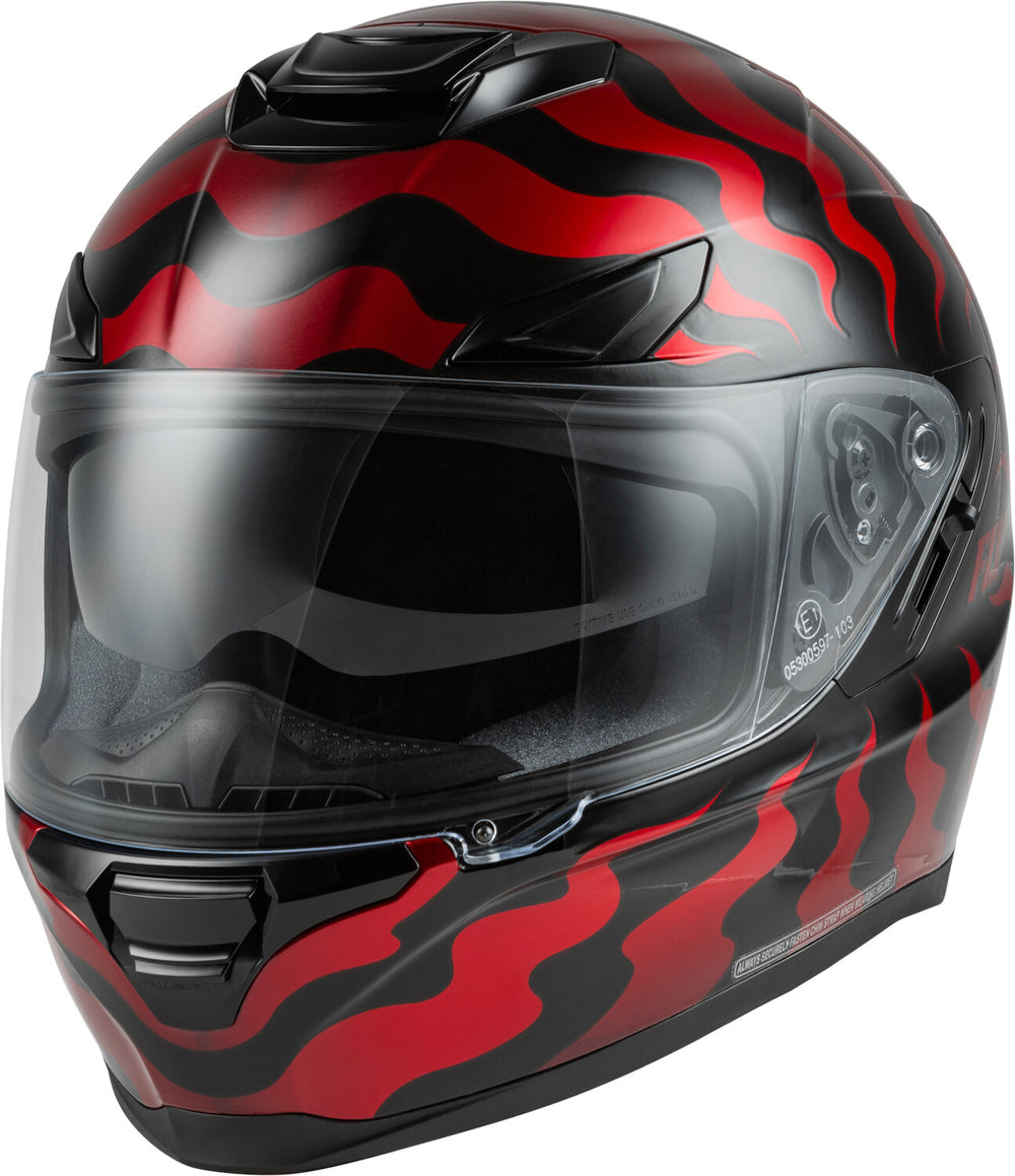 Fly Racing 73-8393 Sentinel Venom Helmet Red/Black