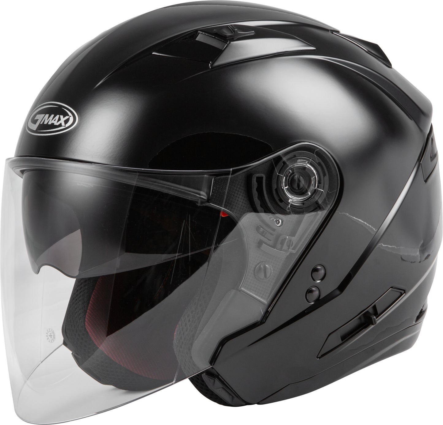 Gmax 72-4854 OF-77 Open-Face Helmet Black