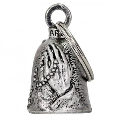 Hot Leathers BEA1055 Hands with Rosary Guardian Bell