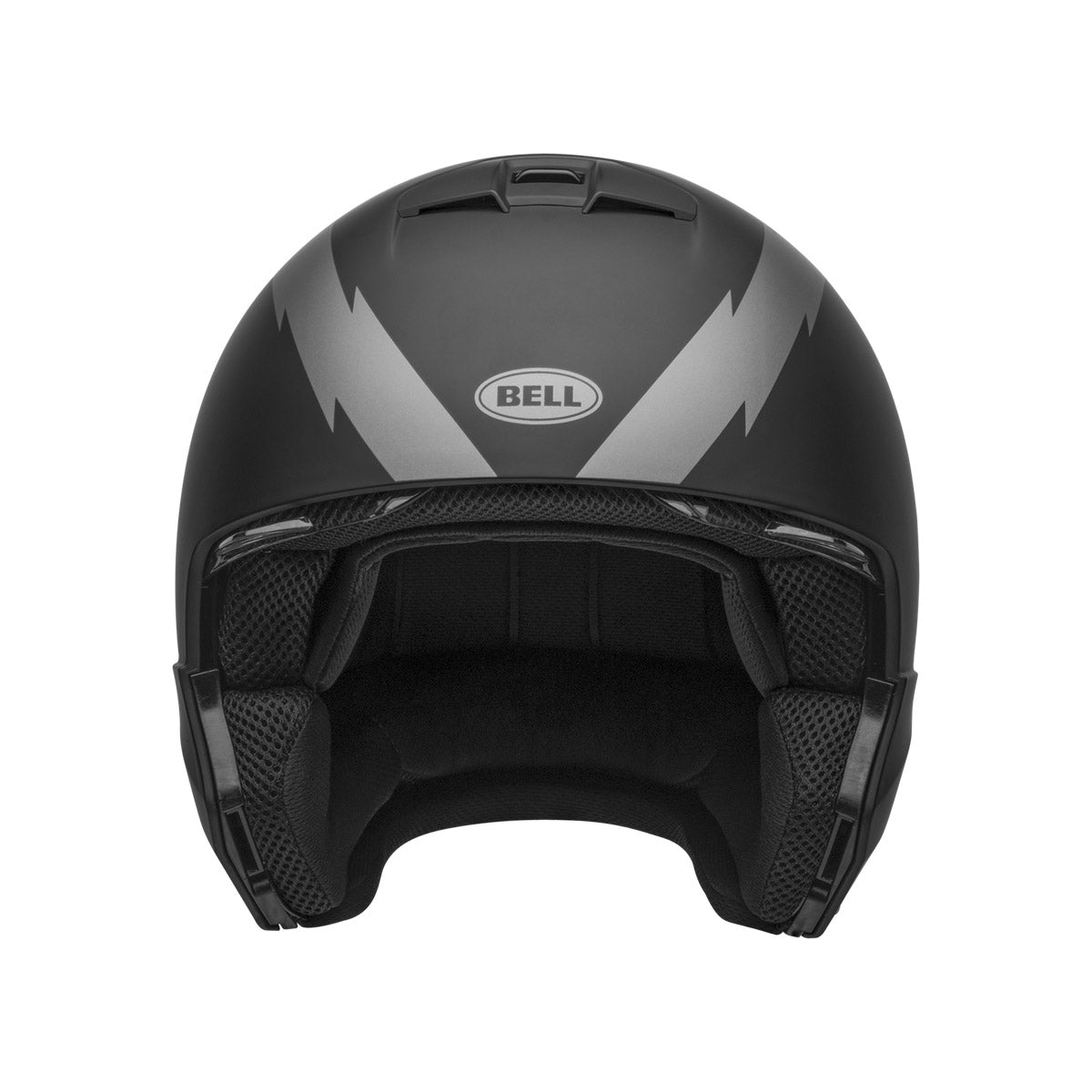 Bell Broozer ‘Full Face. Open Face. In Your Face’ 2 in 1 Motorcycle Arc Matte Black with Gray Helmet