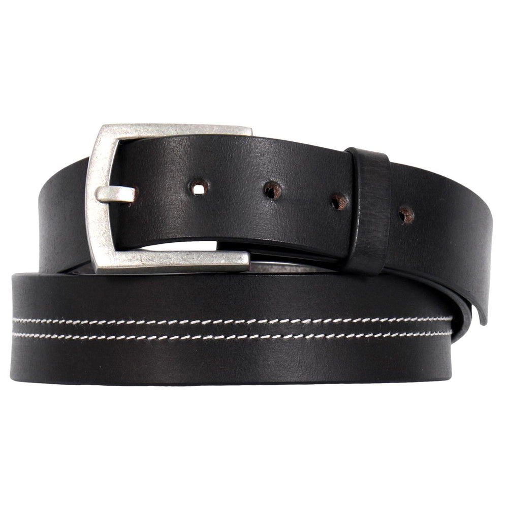 Hot Leathers BLA1139 Black Belt with Contrast Stitching
