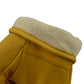 Xelement XG37547 Men's Yellow Lined Full Grain Deerskin Gloves