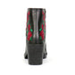 Hot Leathers BTL1008 Ladies Black Wild Roses Zipper Boot