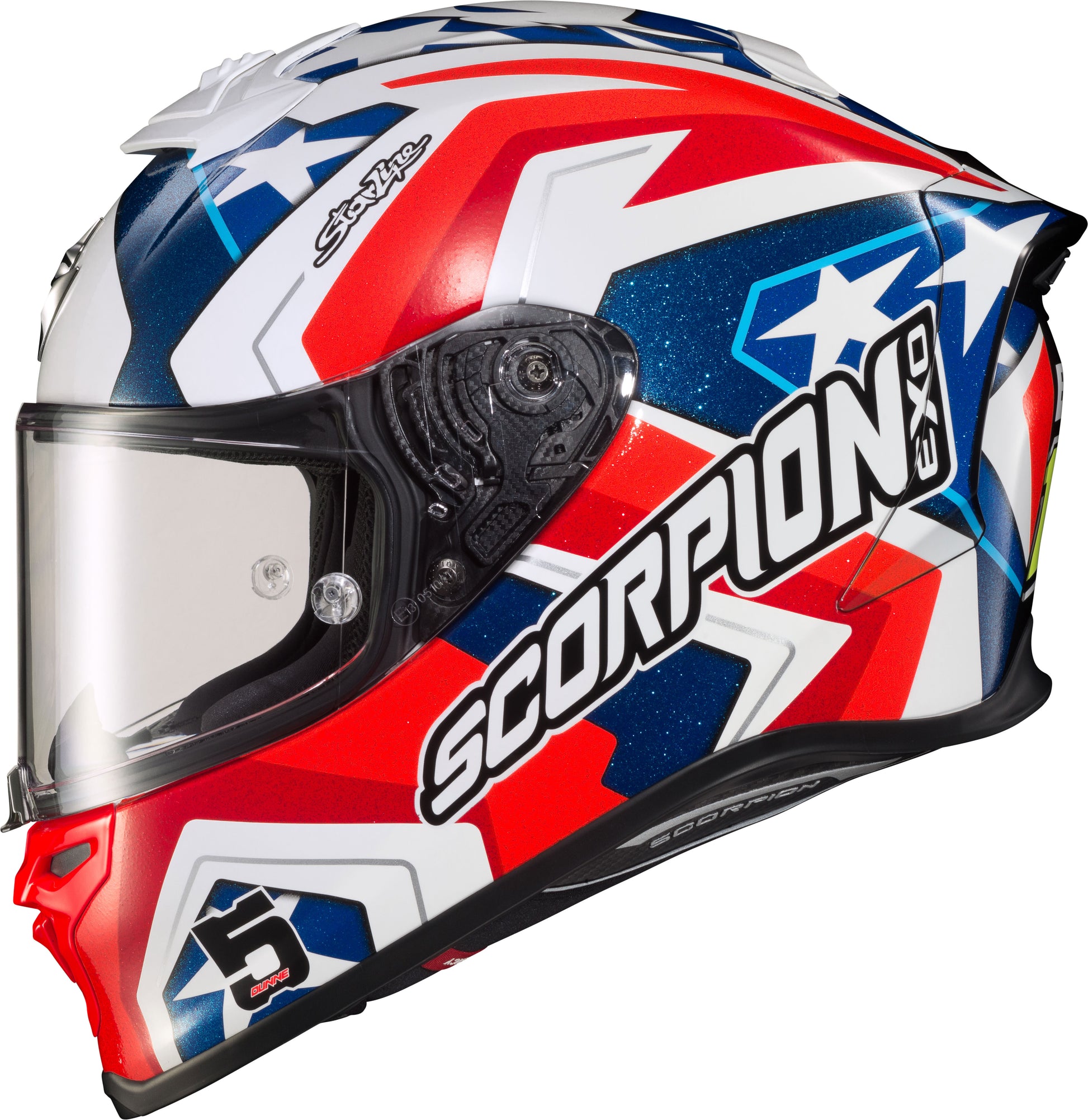 Scorpion Exo 75-1361 EXO-R1 'Air' Full Face Helmet Bautista Ls Red/White/Blue