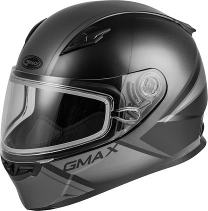 Gmax 72-6335 FF-49S 'Hail' Full-Face Snow Helmet Matte Black/Grey