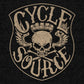 Official Cycle Source Magazine CSM4011 Men’s Knucklehead Black Hoodie Sweatshirt