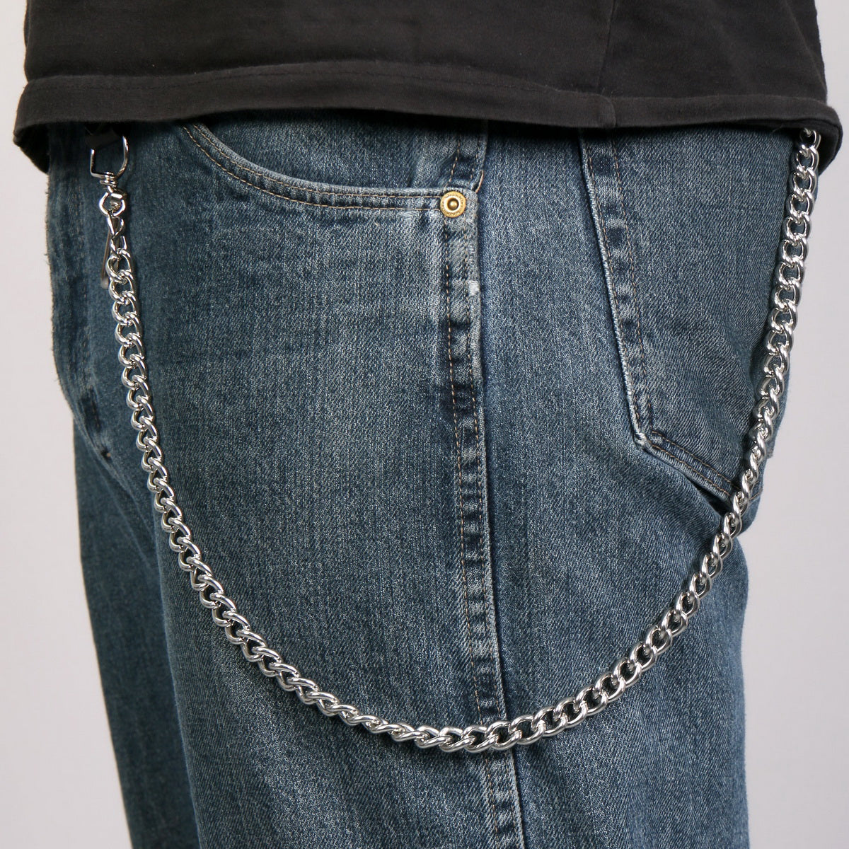 Hot Leathers CWA1003 Metal Clip Wallet Chain