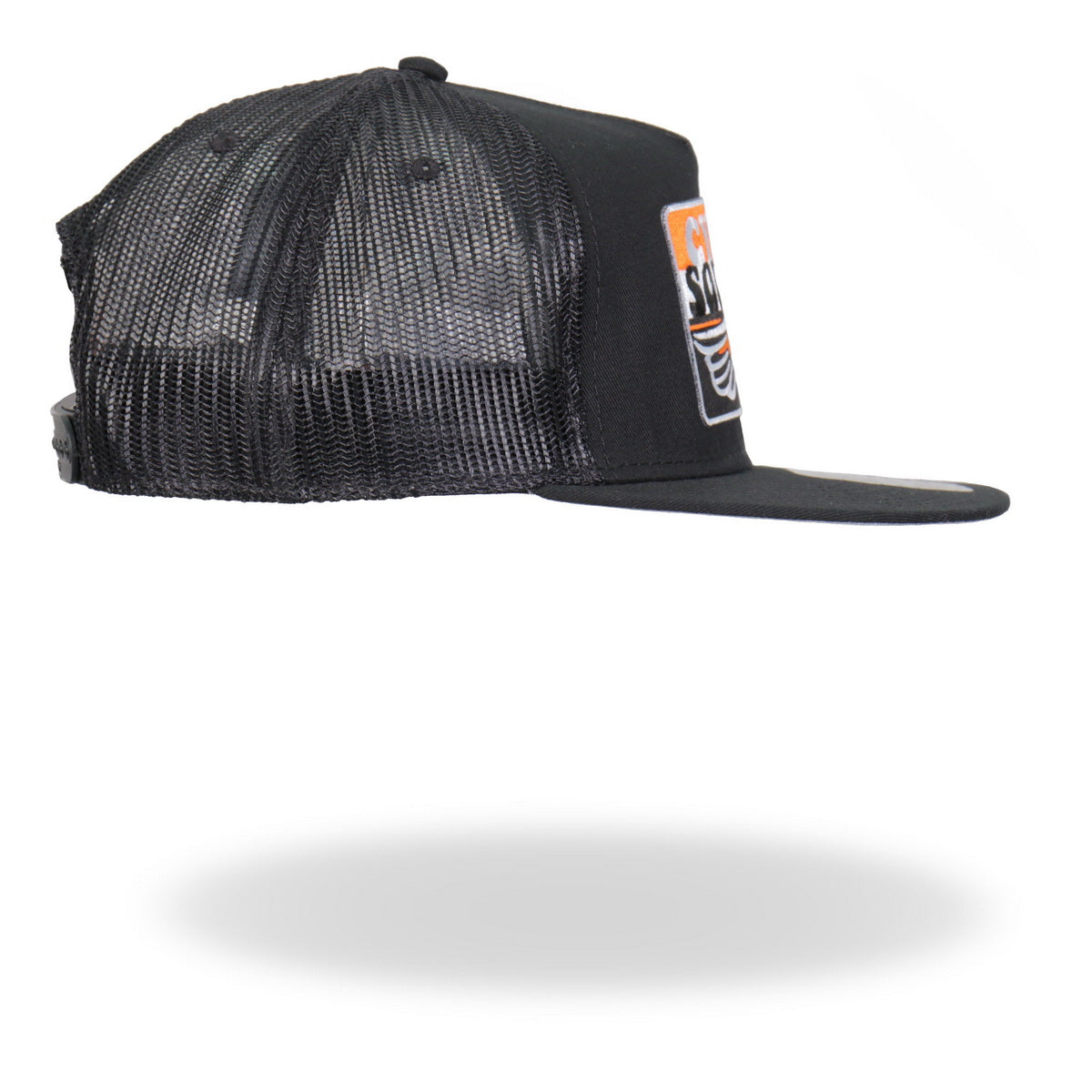 Hot Leathers CYA1004 Official Cycle Source Magazine Stripes Logo Snapback Hat