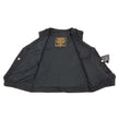 Milwaukee Leather DM1246 Women's Black 'V-Neck Collar' Denim Vest