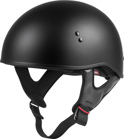 Gmax 72-6431L HH-45 Naked Half Helmet Matte Black