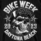 Hot Leathers EDM1190 Men's 2023 Daytona Bike Week SnapBack Skull Shirt