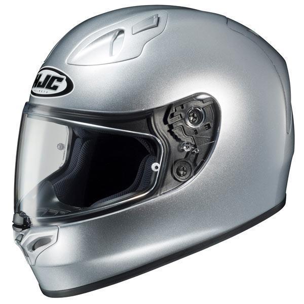 Closeout-HJC FG-17 Solid Silver Full Face Helmet
