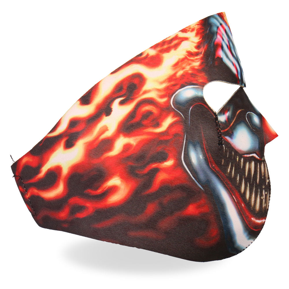Hot Leathers FMA1023 Smoking Clown Neoprene Face Mask