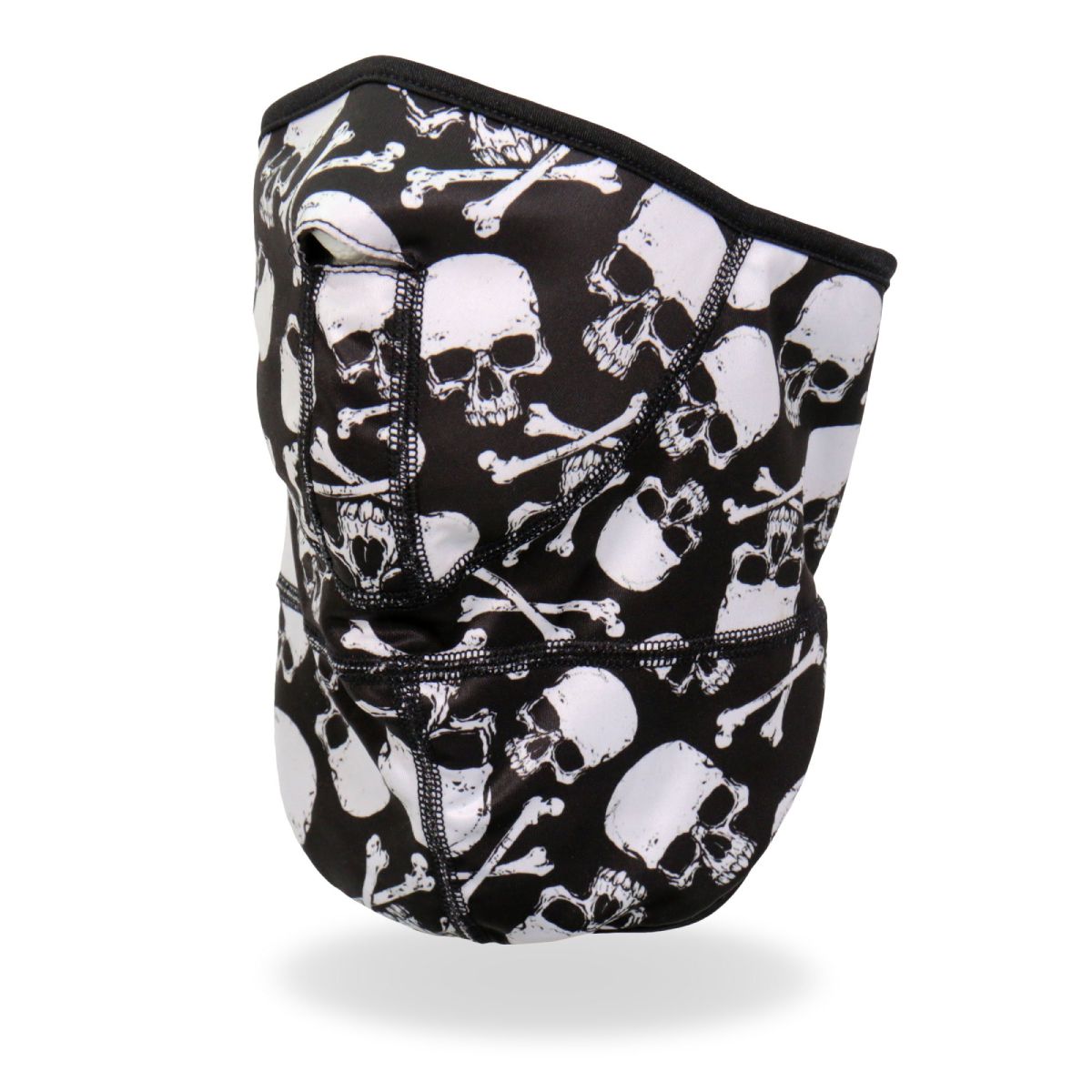 Hot Leathers FWC2003 Skull and Crossbones Face Wrap Neck Warmer