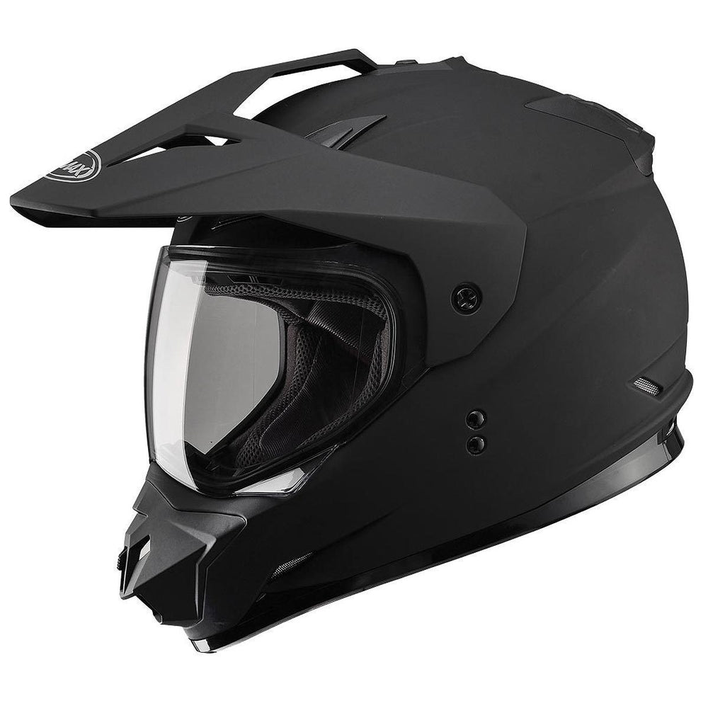 GMax GM11D Flat Black Dual Sport Helmet