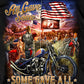 Hot Leathers GMS1407 Men’s ‘Remembrance All Gave Some‘ Short Sleeve Black T-Shirt