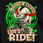 Hot Leathers GMS1474 Men’s Screw Covid Lets Ride Coronavirus Motorcycle Black T-Shirt