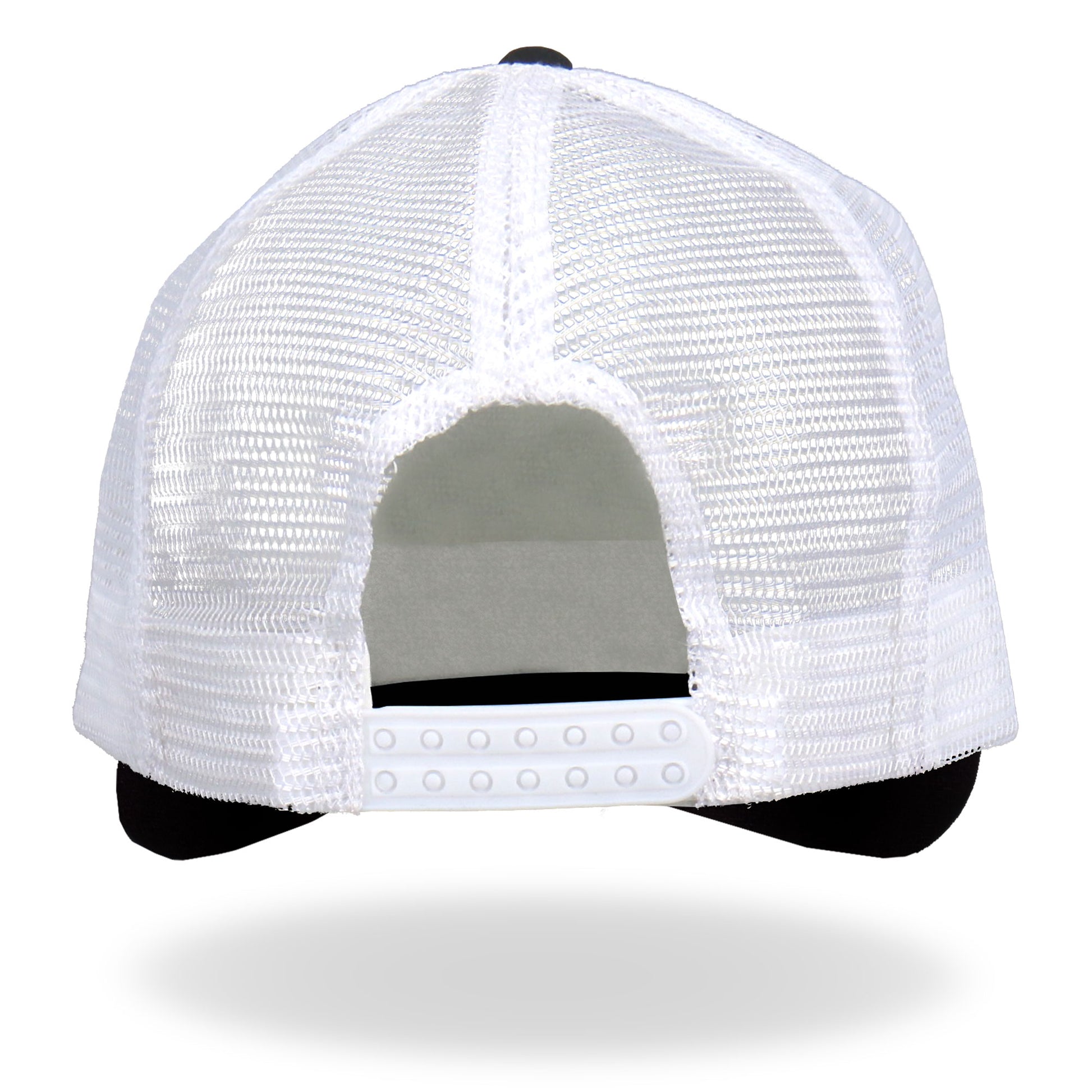 Hot Leathers GSH1012 Rooster Black and White Trucker Hat
