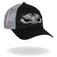 Hot Leathers GSH2006 Eagle Tattoo Trucker Black and Grey Hat