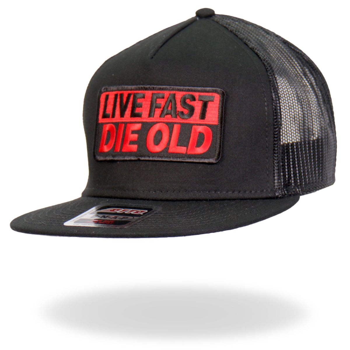 Hot Leathers GSH2022 Live Fast Die Old Snapback