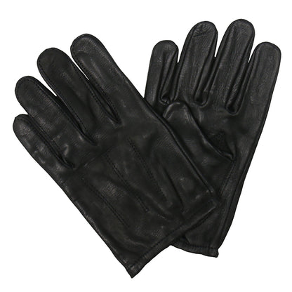 Hot Leathers GVD1014 Black Unlined Deerskin Driving Leather Gloves