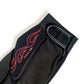 Hot Leathers GVM2002 Uni-Sex Black 'Red Flames' Textile Mechanic Gloves