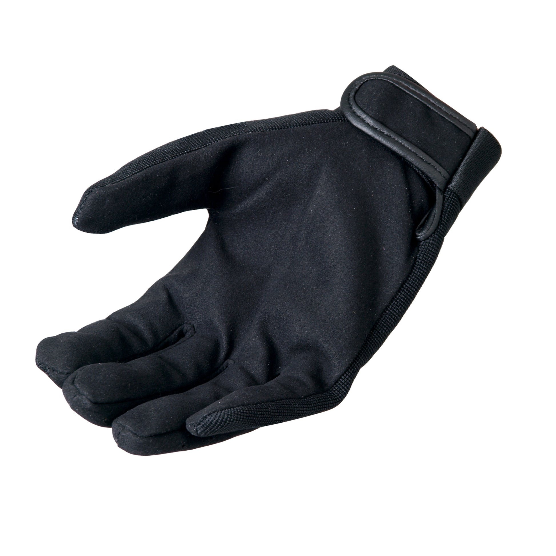 Hot Leathers GVM2005 Plain Black Mechanics Gloves