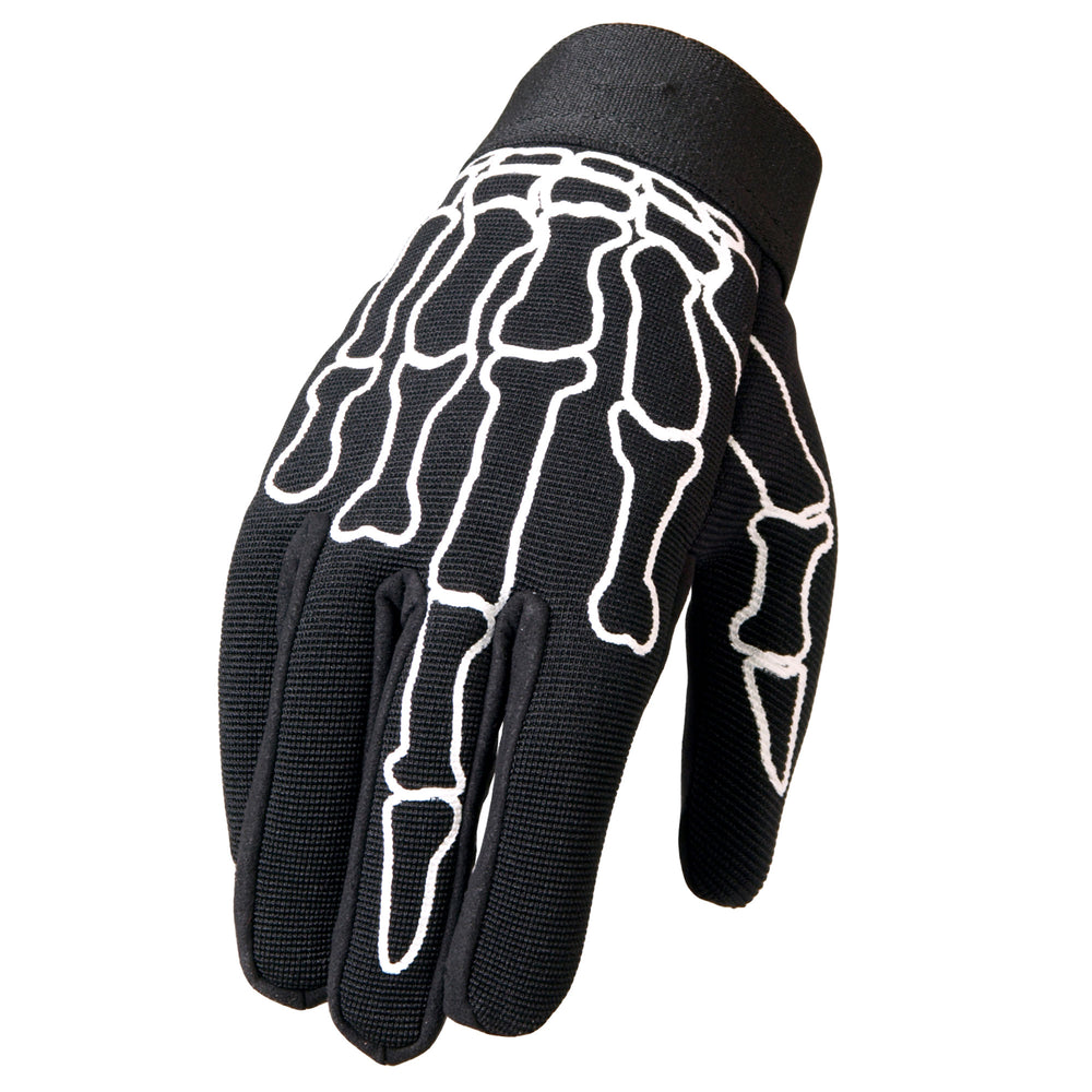 Hot Leathers GVM2011 Skeleton Finger Mechanics Gloves