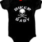 Hot Leathers GYS1015 Kids Biker Baby Skull Black Onesie