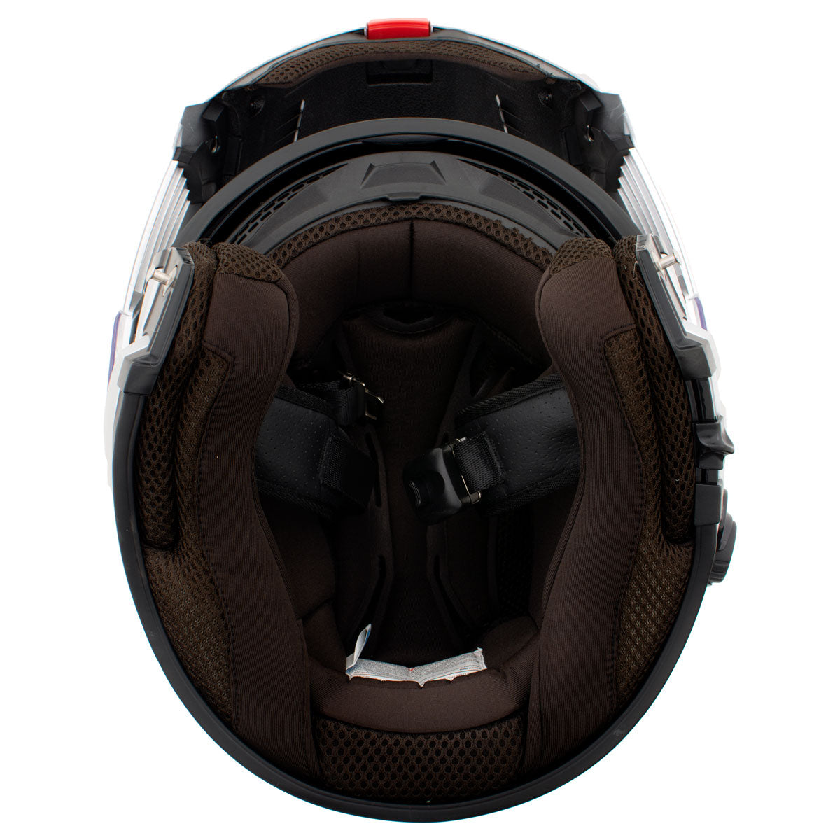 Milwaukee Helmets H7010 Flat Gray 'Mayday' Modular Motorcycle Helmet w/ Intercom - Built-in Speaker and Microphone for Men / Women