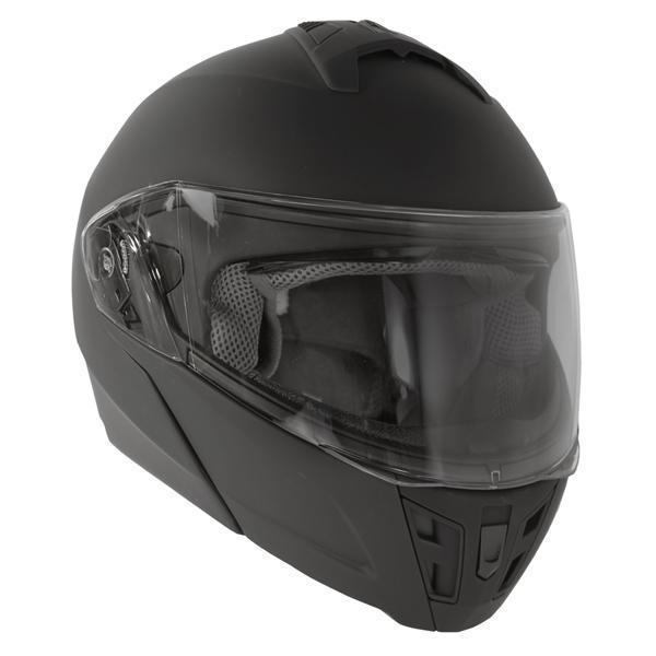 Hawk FX ST 11121 7FB Flat Black Modular Motorcycle Helmet