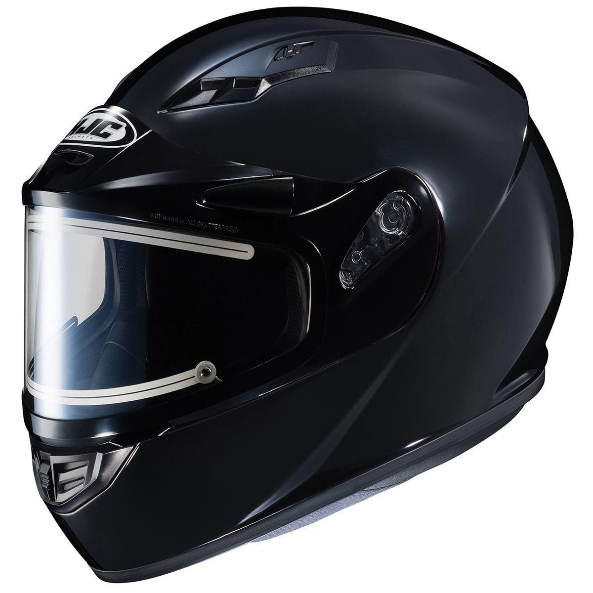 HJC CS-R3 SN Black Snowmobile Helmet with Electric shield