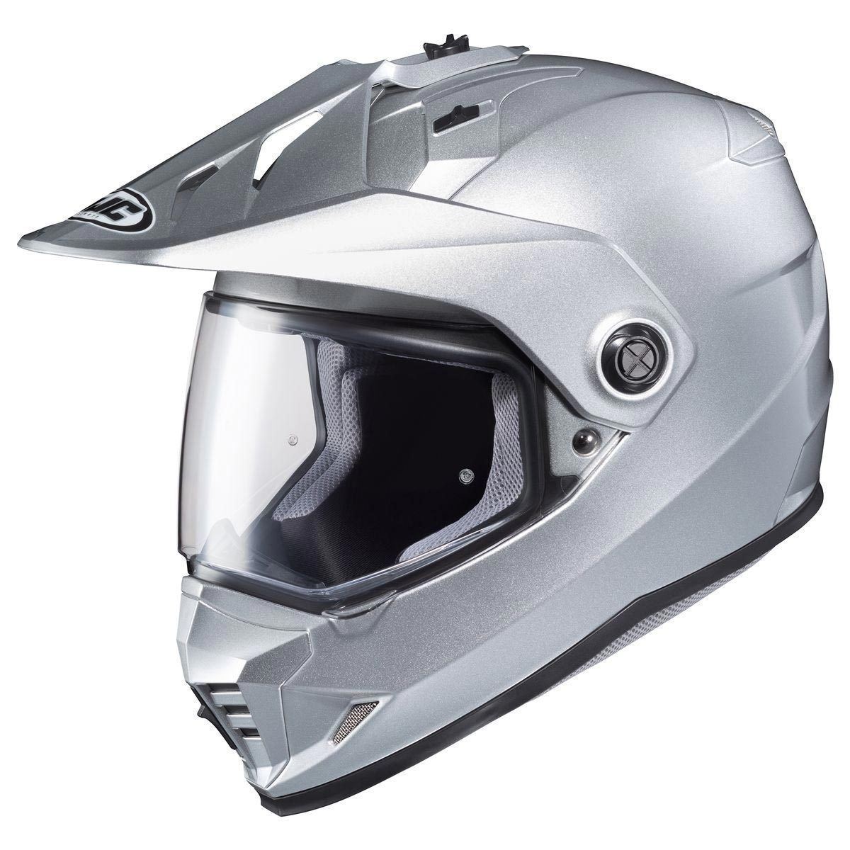 HJC DS-X1 Silver Dual Sport Helmet