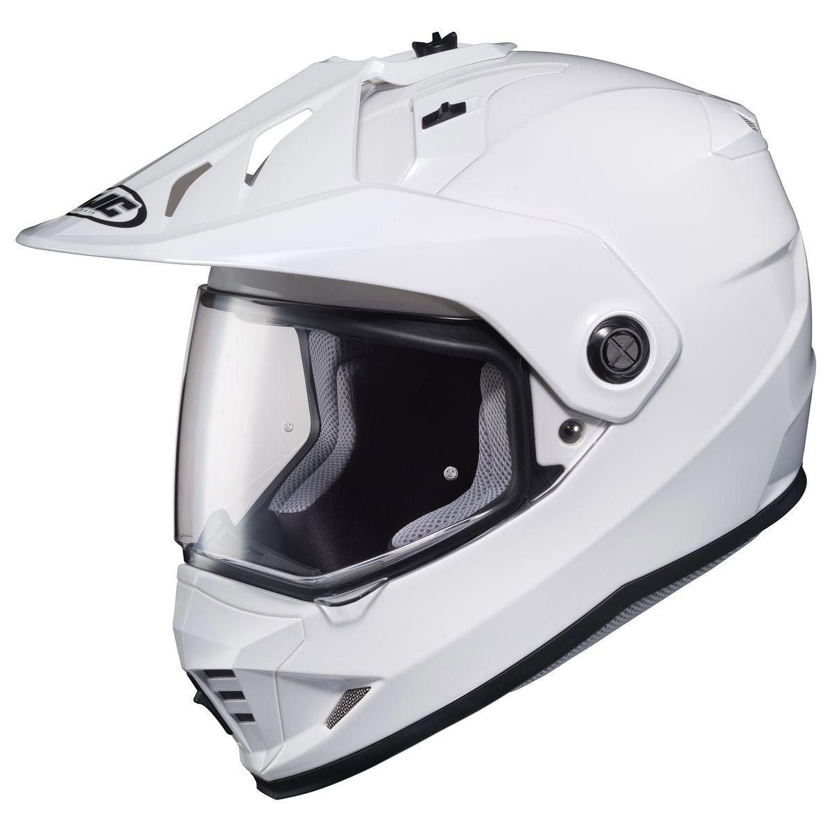HJC DS-X1 White Dual Sport Helmet