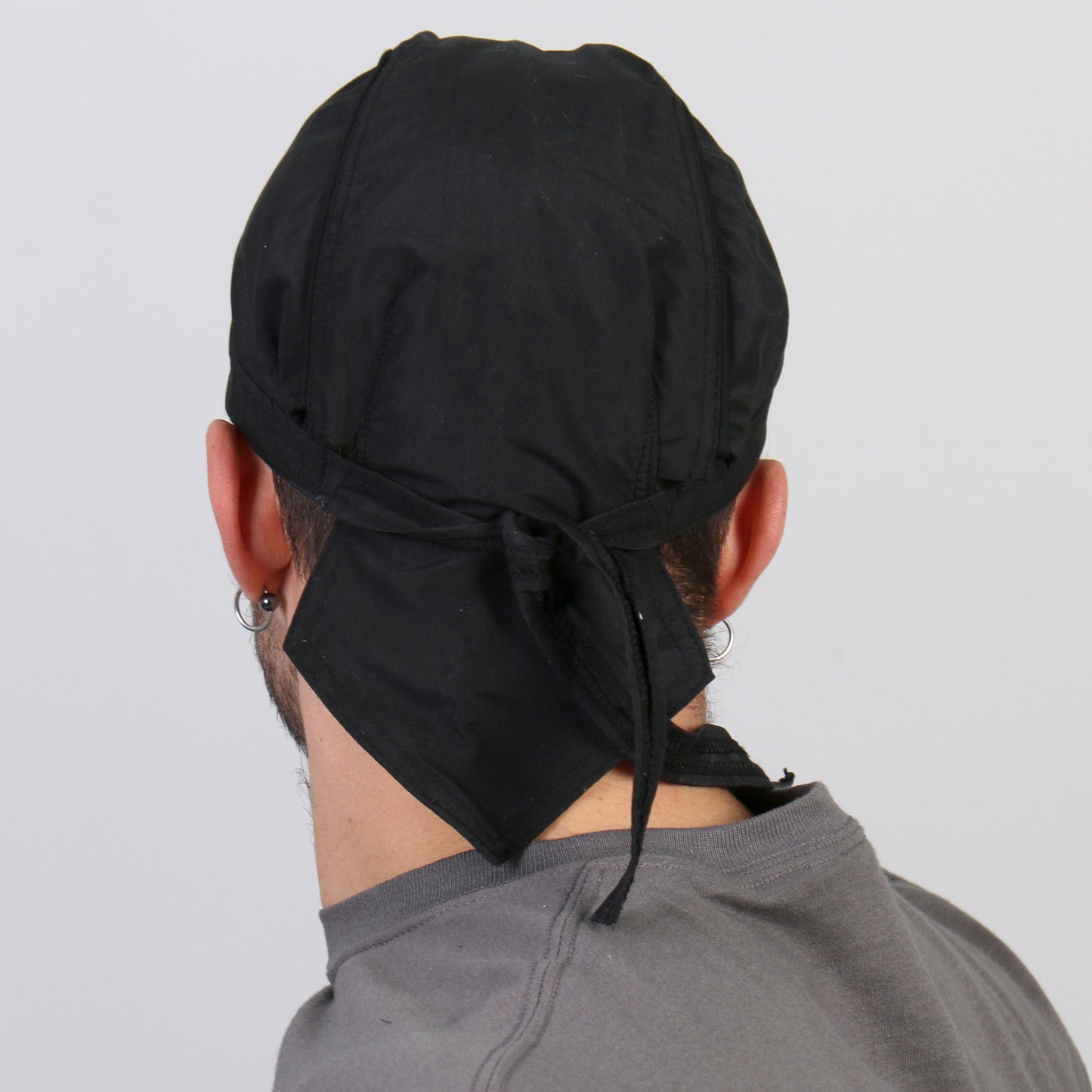 Hot Leathers HWH1064  Classic Black Premium Headwrap