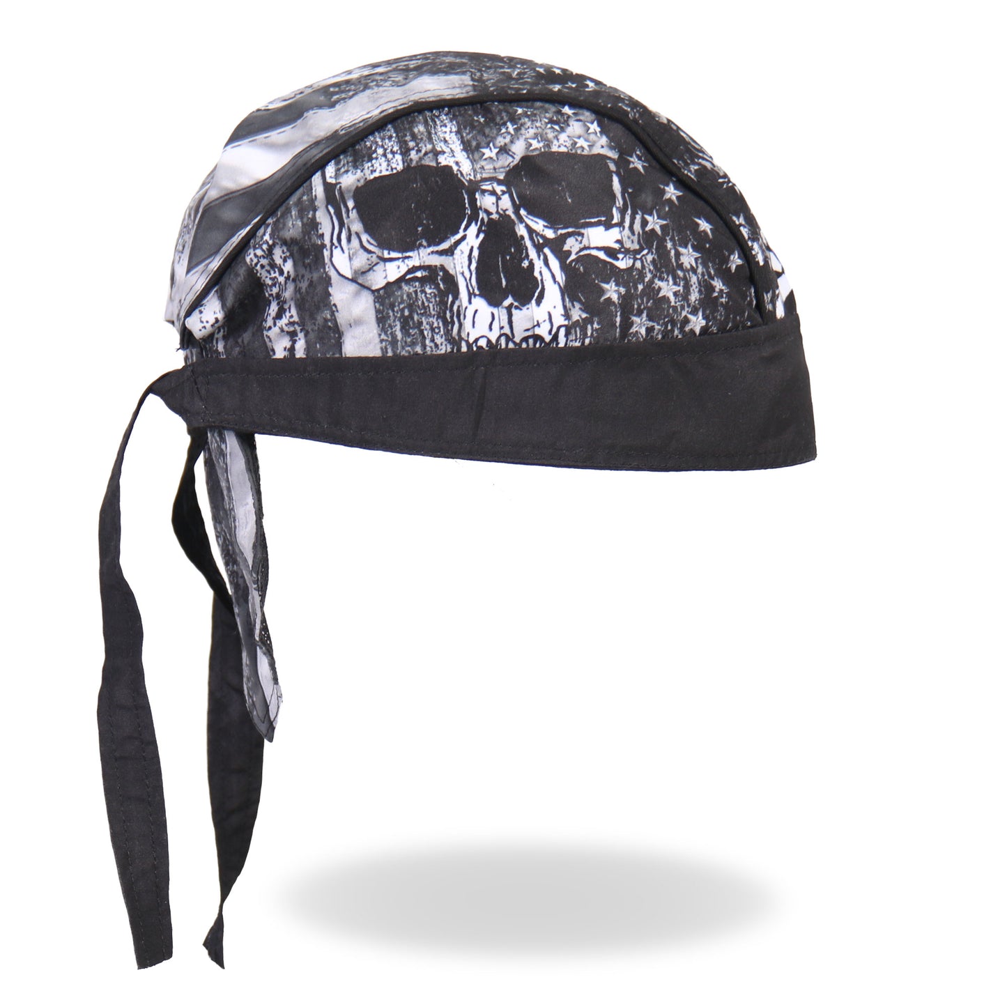 Hot Leathers HWH1090 Skull Flag Headwrap
