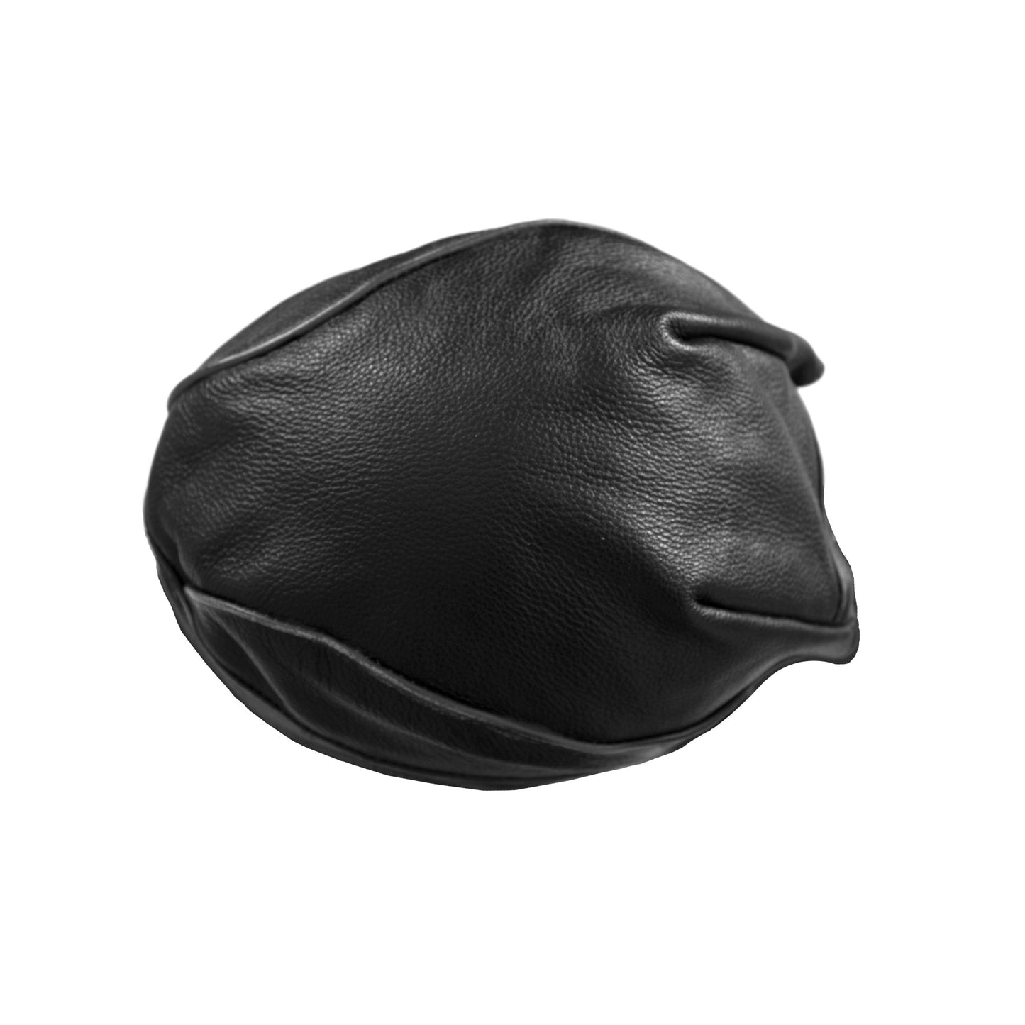 Hot Leathers HWL1009 Grey Rub-Off Seam Leather Headwrap
