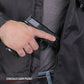 Hot Leathers JKM1023 Men’s Black High Visibility Nylon Jacket with Concealed Carry Pocket
