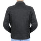Hot Leathers JKM6001 Men's Black Denim Armored Shirt Jacket