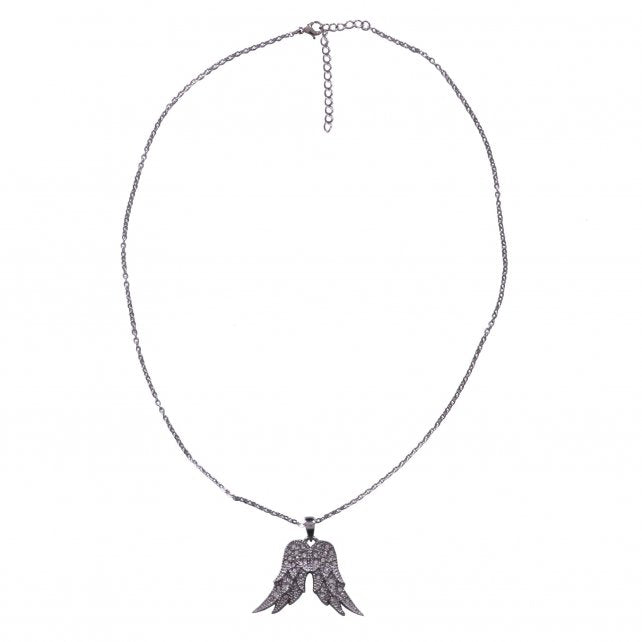 Hot Leathers JWN1003 Angel Wings Necklace