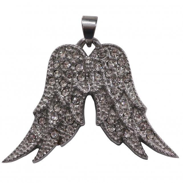 Hot Leathers JWN1003 Angel Wings Necklace